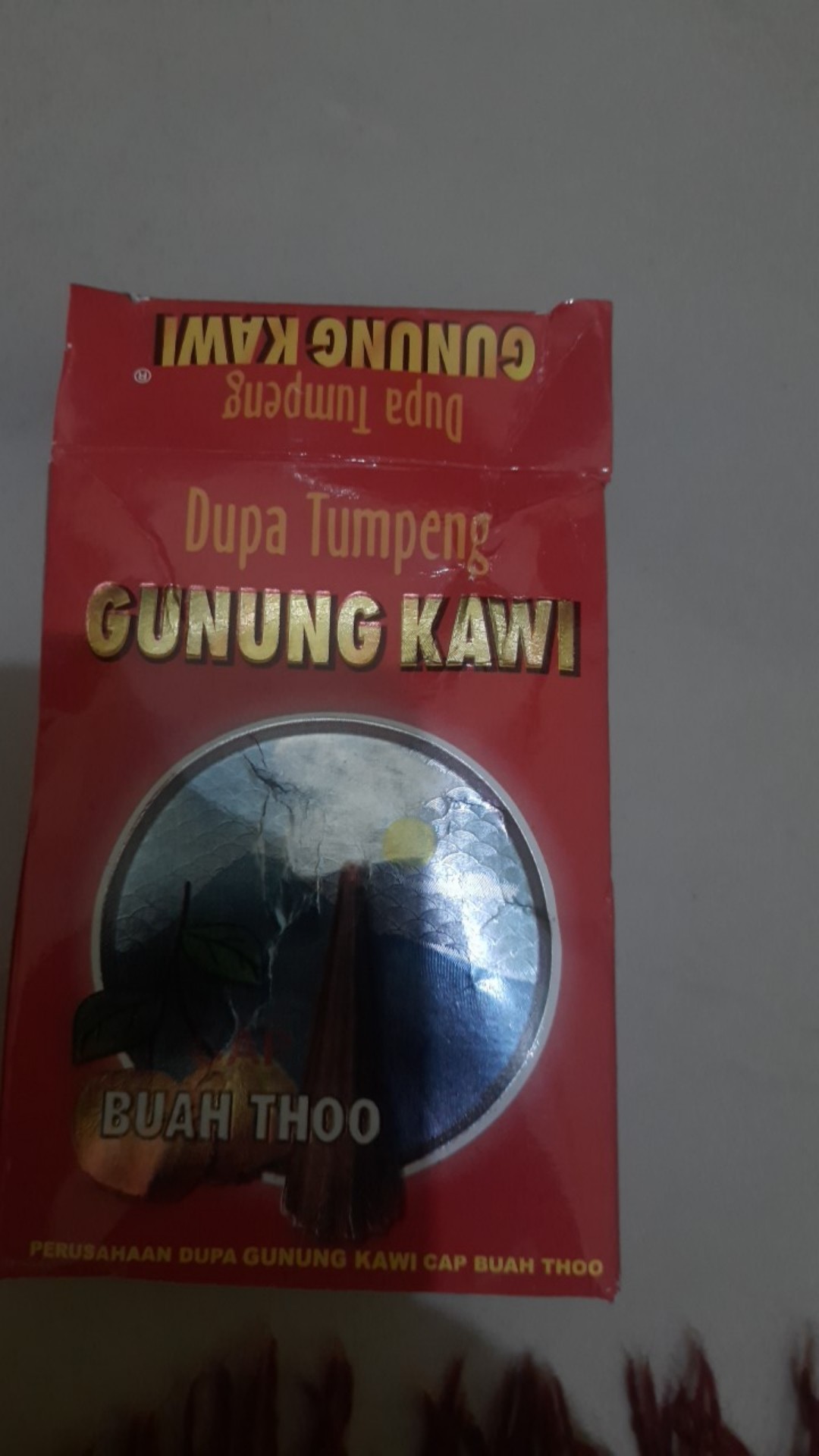 Dupa Tumpeng Kerucut Gunung Kawi Cap Buah Thoo