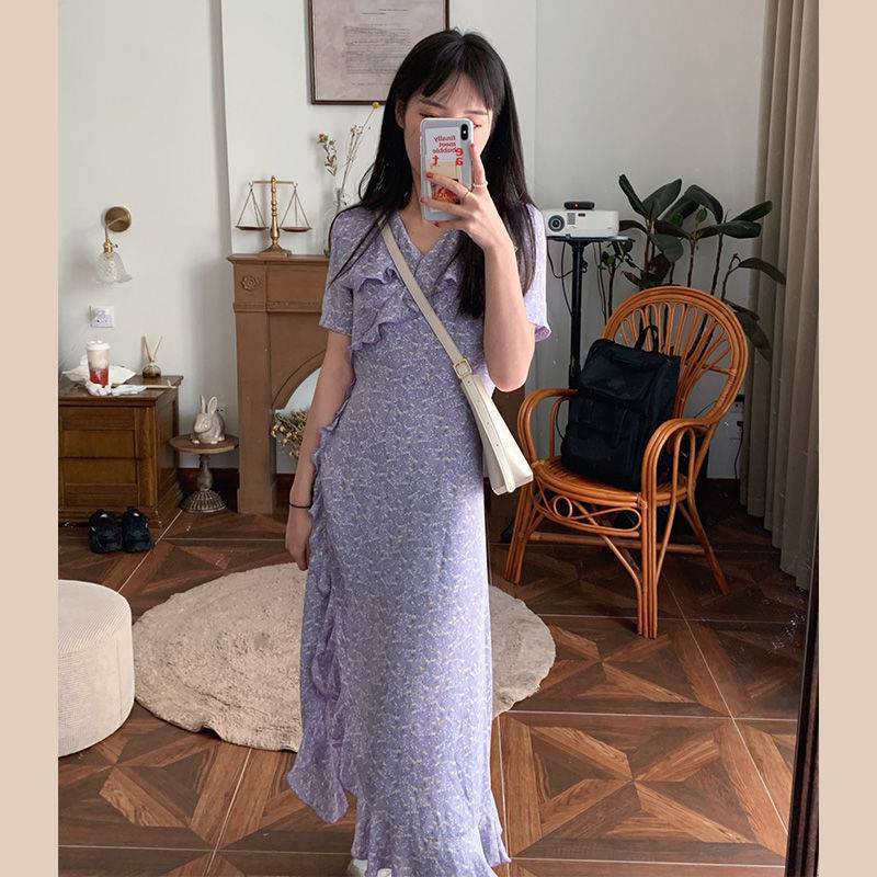 LADYSHOP D214 FLOWER FAIRY CHIFFON DRESS [COD]