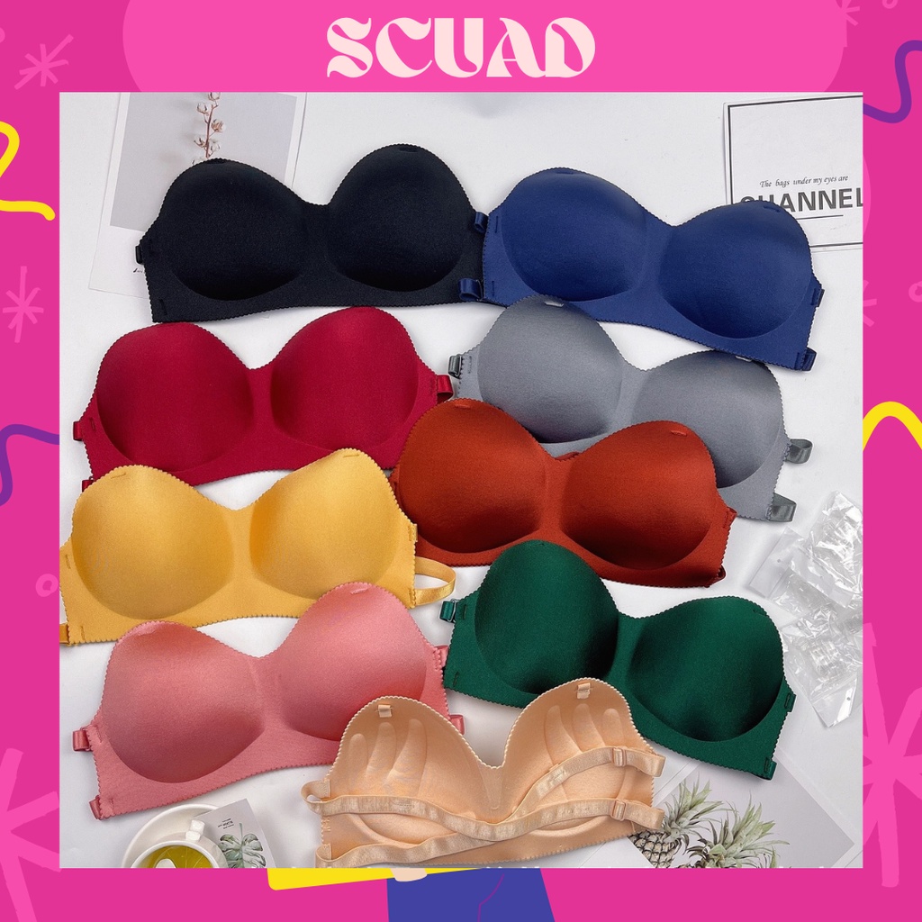 BH Wanita Bra push-up Invisible Strapless Tanpa Tali Anti Slip Sexy Korea BH11