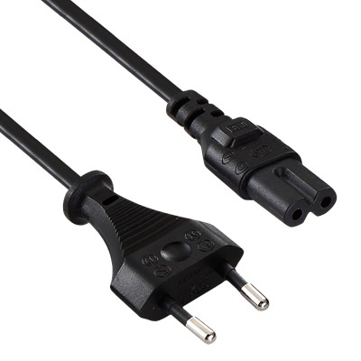 Kabel Power angka 8  EU IEC C7 AC power cable cord untuk printer radio ps speaker