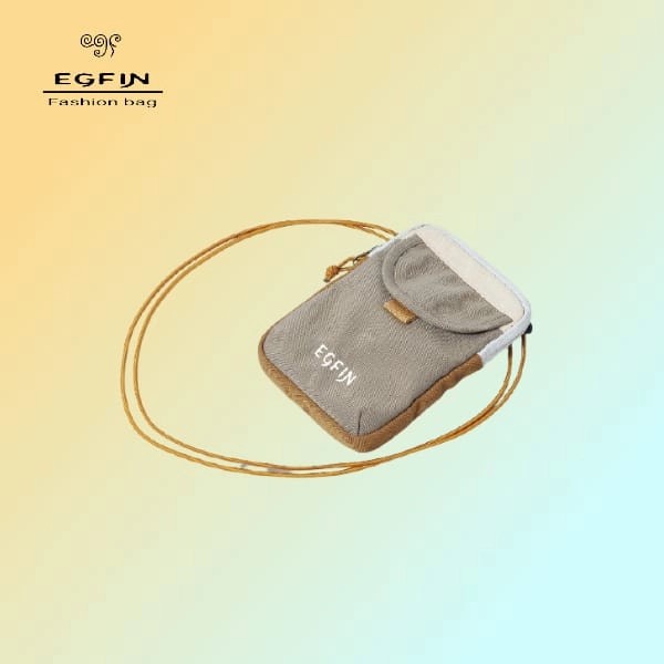 dompet hp wanita tas selempang mini dompet hp pria wanita Sling bag terlaris - cream R8F4 EXCLUSIVE 