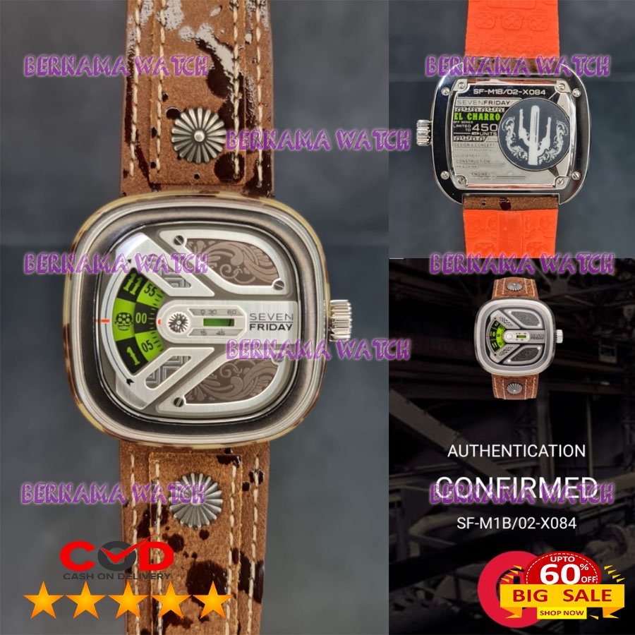 DISKON JAM PRIA BRANDED SEVENFRIDAY SF TIPE M ASIAN ETA BOX ORI JAM PRIA TERBARU JAM PRIA IMPORT EDI