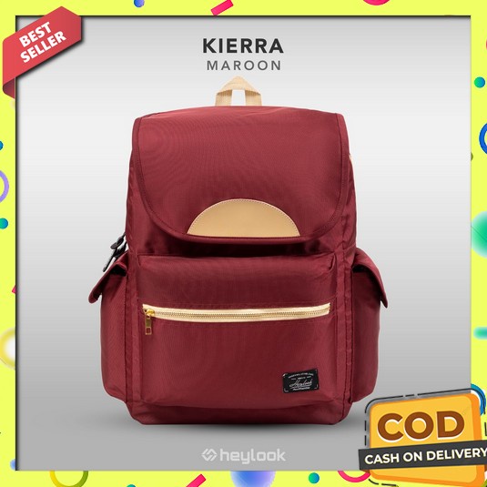 Termurah Tas Ransel Export Delanoir Lite Sheila 725RI / Sekolah Clasic - Purple Pink Tas Punggung Ku