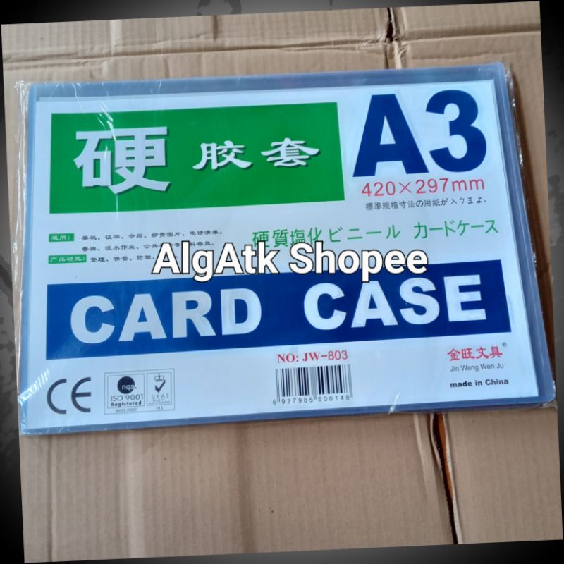 

10 Lembar Mika Tebal/Card Case Ukuran A3(420mm x 297mm)