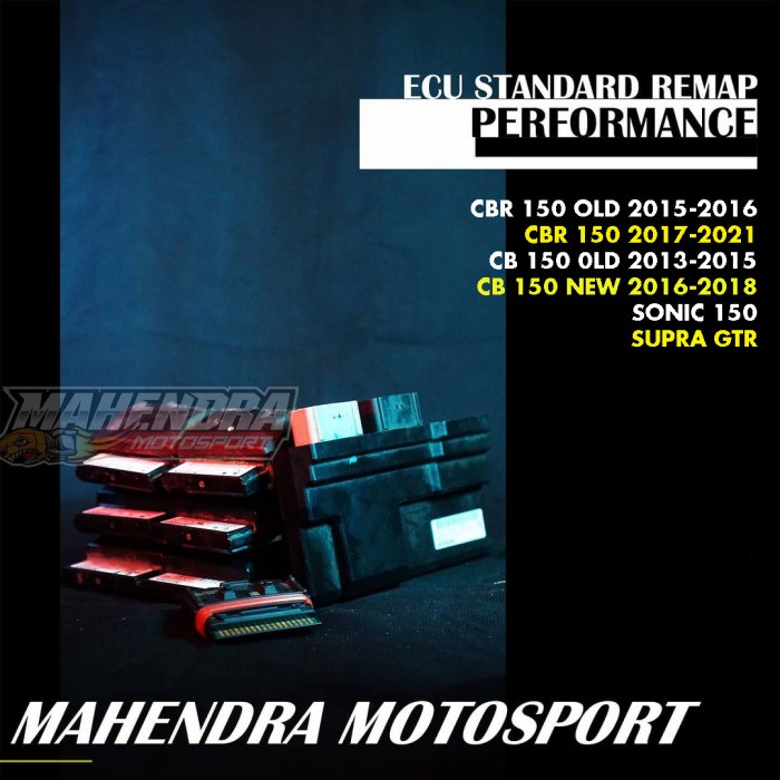 {ElvinaStore} Ecu Standard Full Remap Reflash Mapping CBR150 CB150 SONIC150 CRF150 Limited