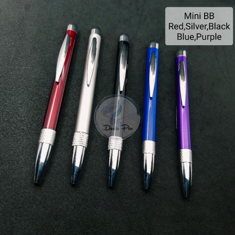 

Pen Metal Mini stylus, Bolpoin Bp Mini BB, Ballpoint Promosi, Pulpen Kecil, Ballpen Pendek, Souvenir