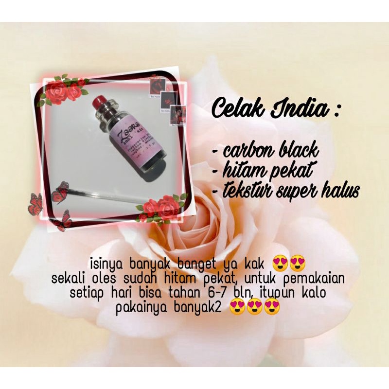 Celak India eyeliner hitam pekat kajal kohl