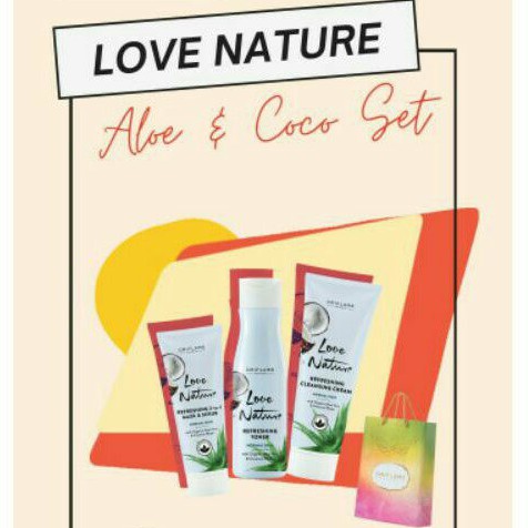 PROMO ORIFLAME || SET COCONUT SKINCARE