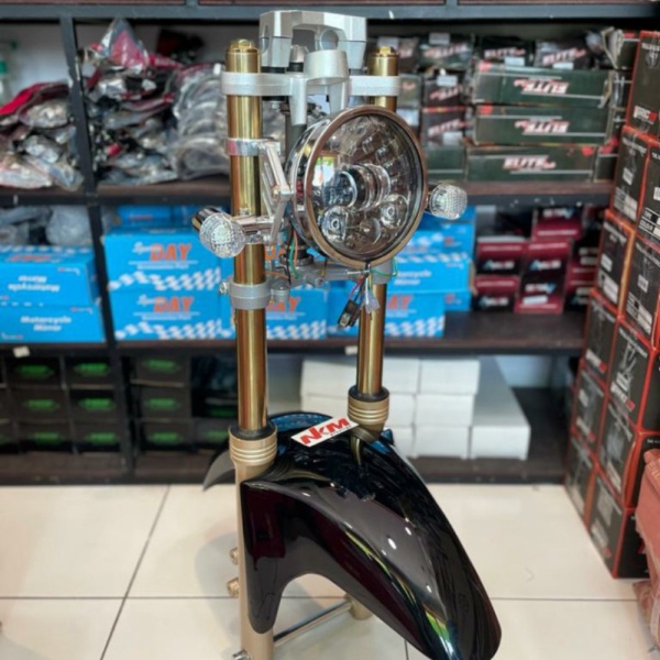 Dijual SHOCK SKOK DEPAN NINJA AS GOLD PNP CB GL MEGAPRO TIGER SET DAYMAKER 16 - Hitam Berkualitas