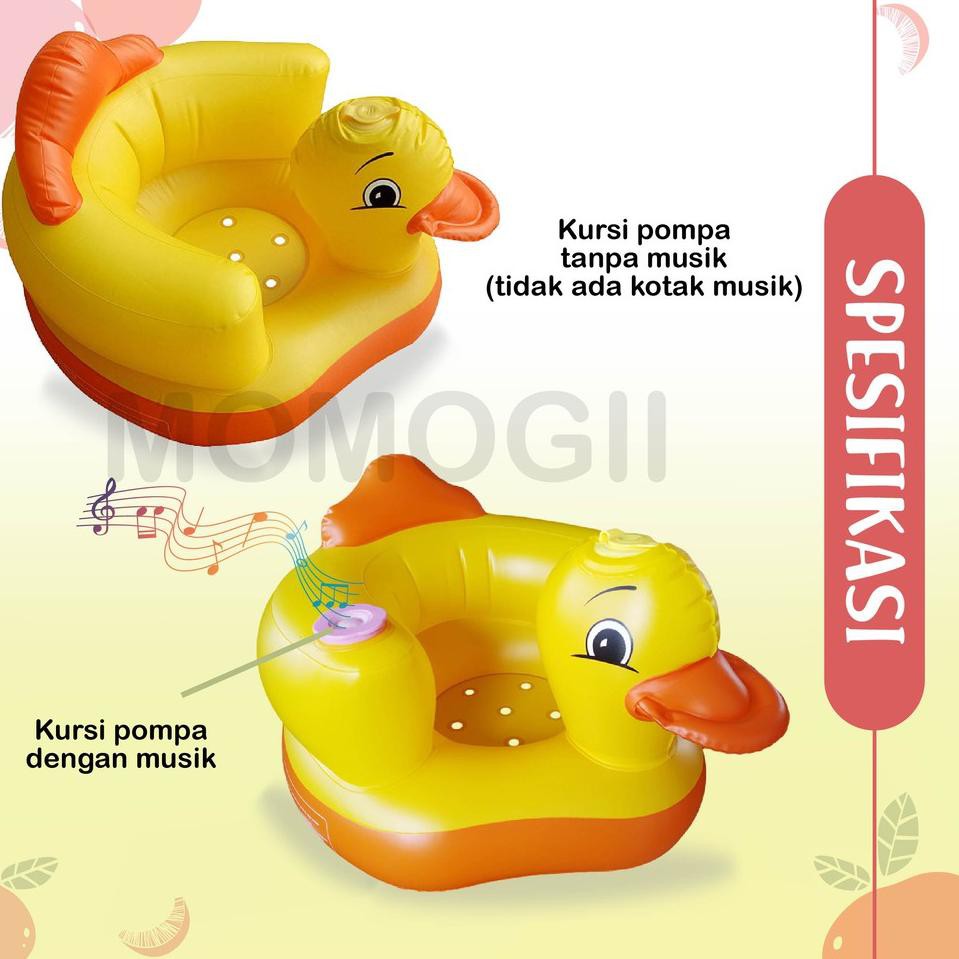 Sofa Tiup Kursi  Pompa Bebek Ada Musik Tempat Duduk Bayi  