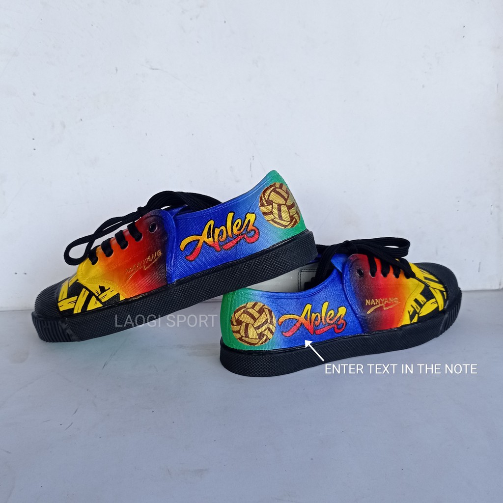 Sepatu nanyang motif pancasona hitam