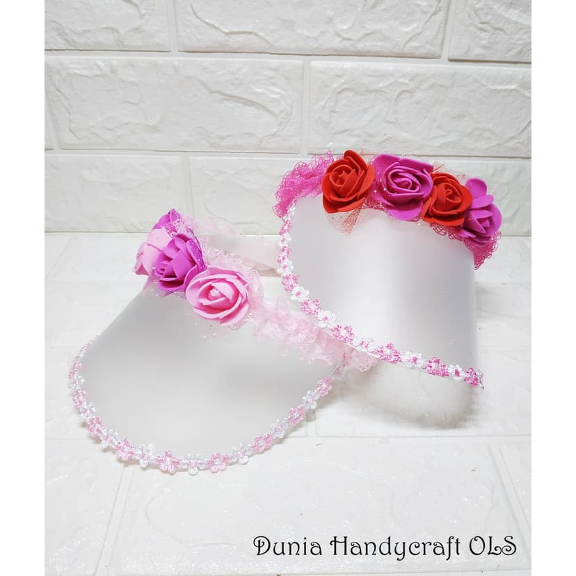 Topi Pantai Anak Floral Flower Topi Cantik Anak