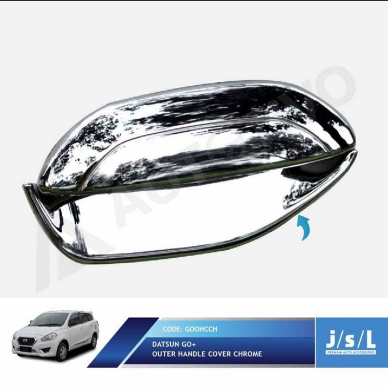 cover outer / mangkok pintu Datsun go chrome jsl