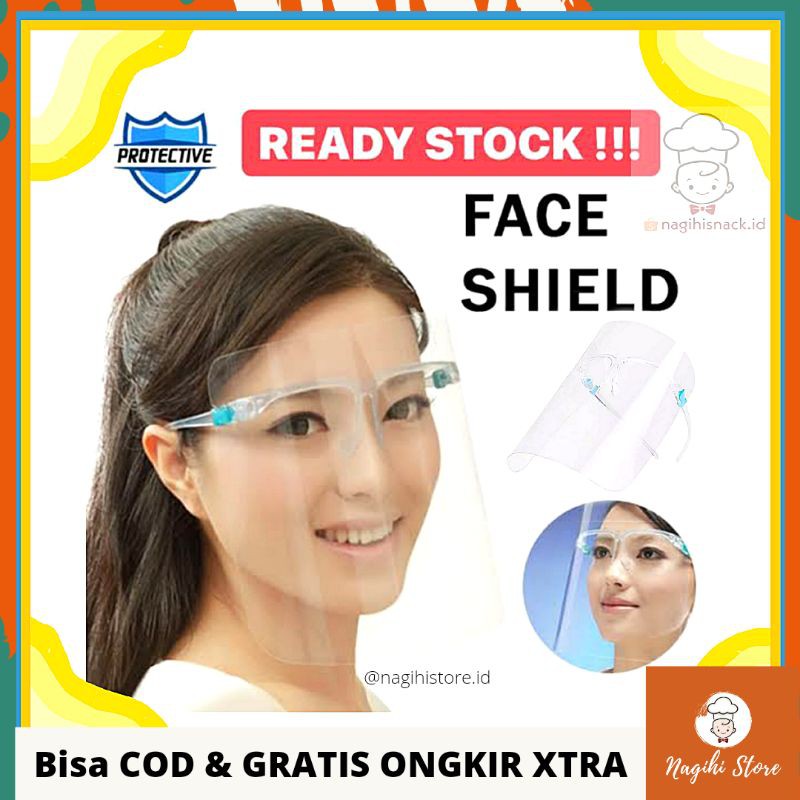 ✨NAGIHI✨ FACESHIELD NAGITA /Face Shield kacamata / Pelindung Wajah MURAH/ FACESHIELD KOREA