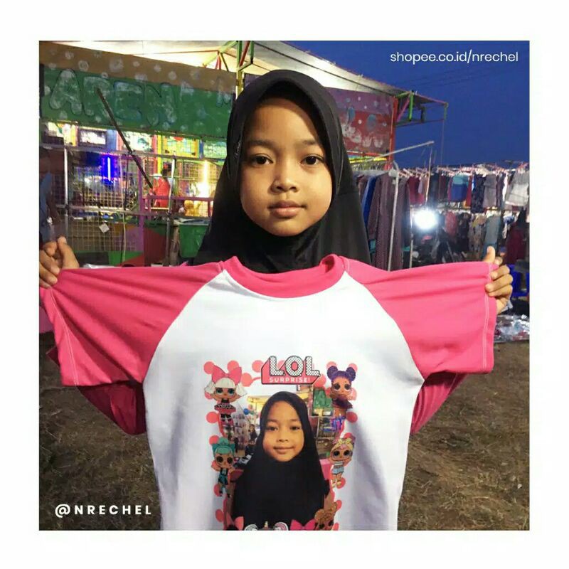 kaos sablon foto anak gratiss  desain foto dan bingkai
