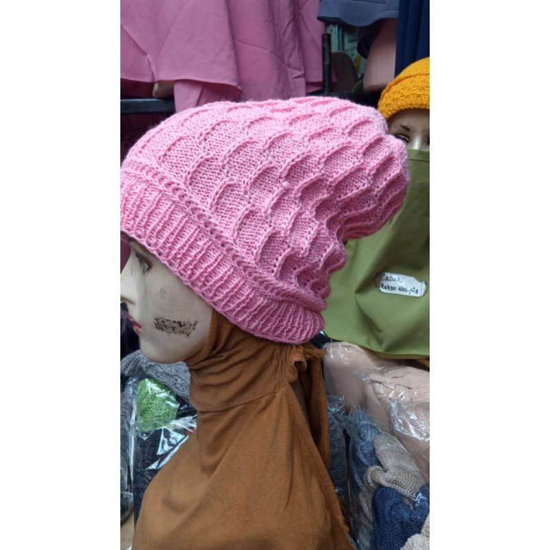 Ciput rajut kupluk nenek