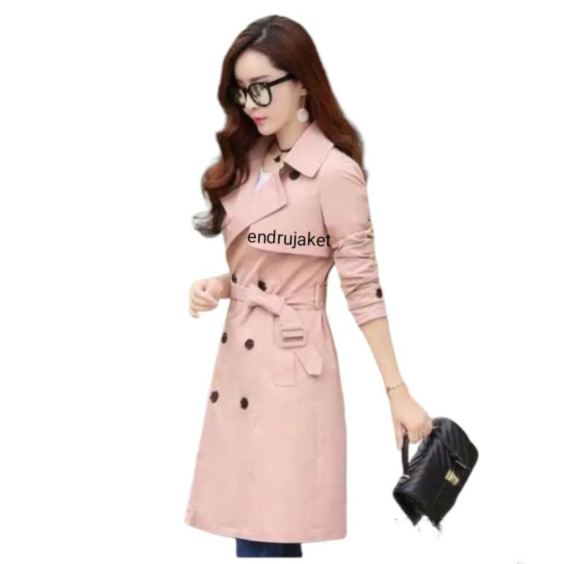 Mantel coat wanita model longgar blazer wanita jaket safari wanita jaket korea