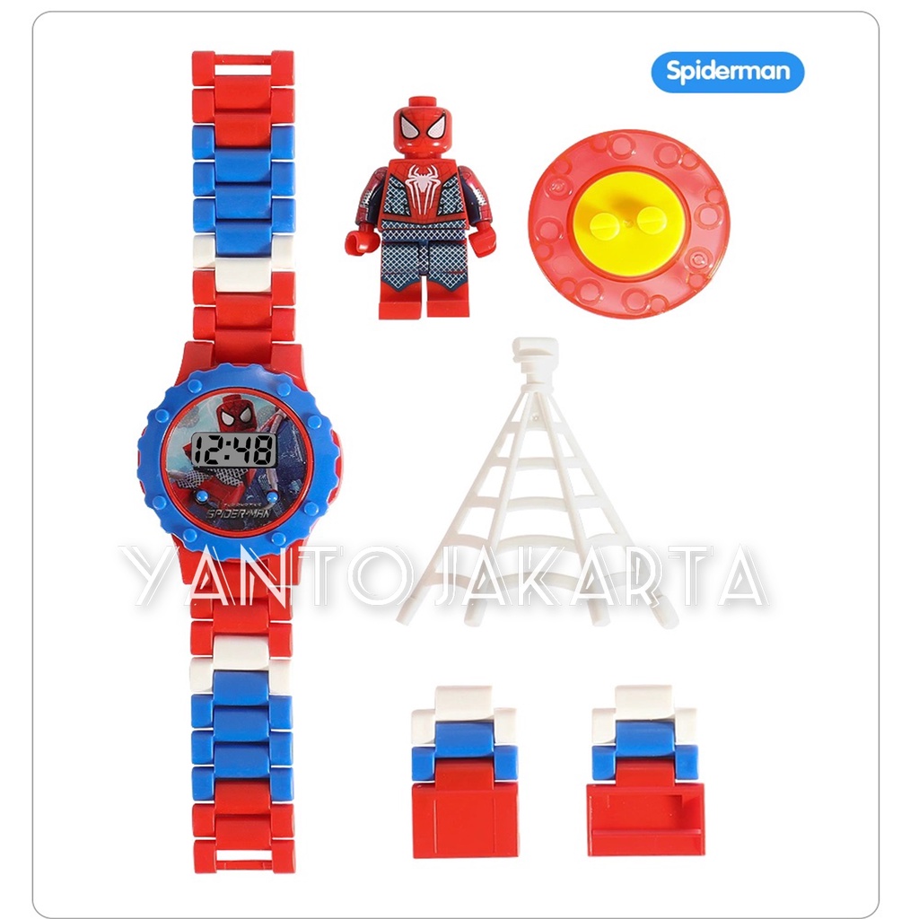 JAM TANGAN SPIDERMAN JT1229 ANAK GROSIR MURAH