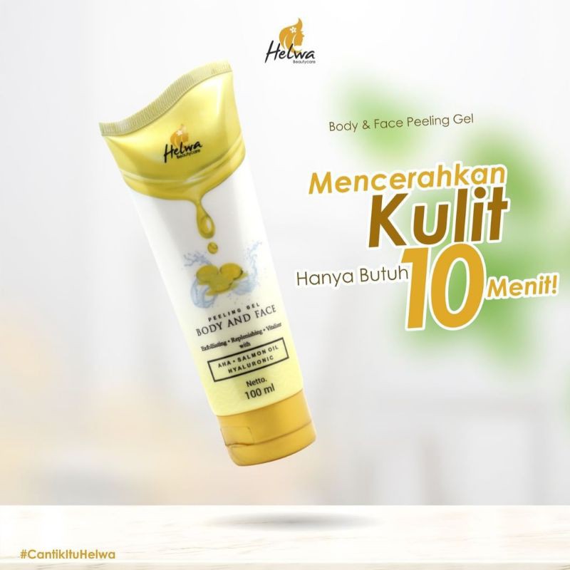 (Beli 2 gratis 1) PEELING GEL BODY & FACE HELWA BEAUTYCARE