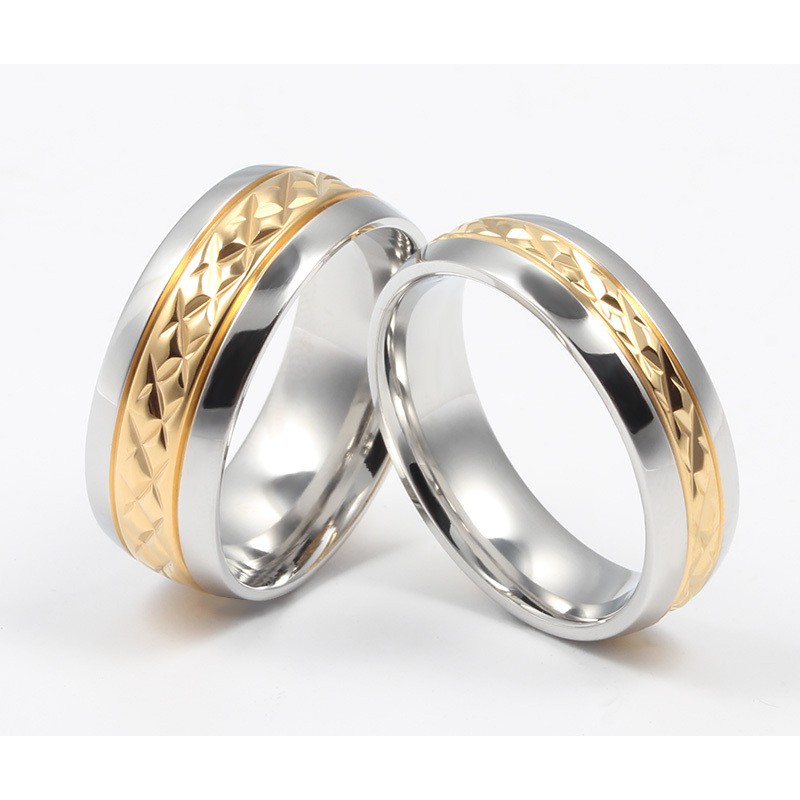 SALE / OBRAL Cincin Couple / Tunangan / Nikah / Pasangan / Titanium C026