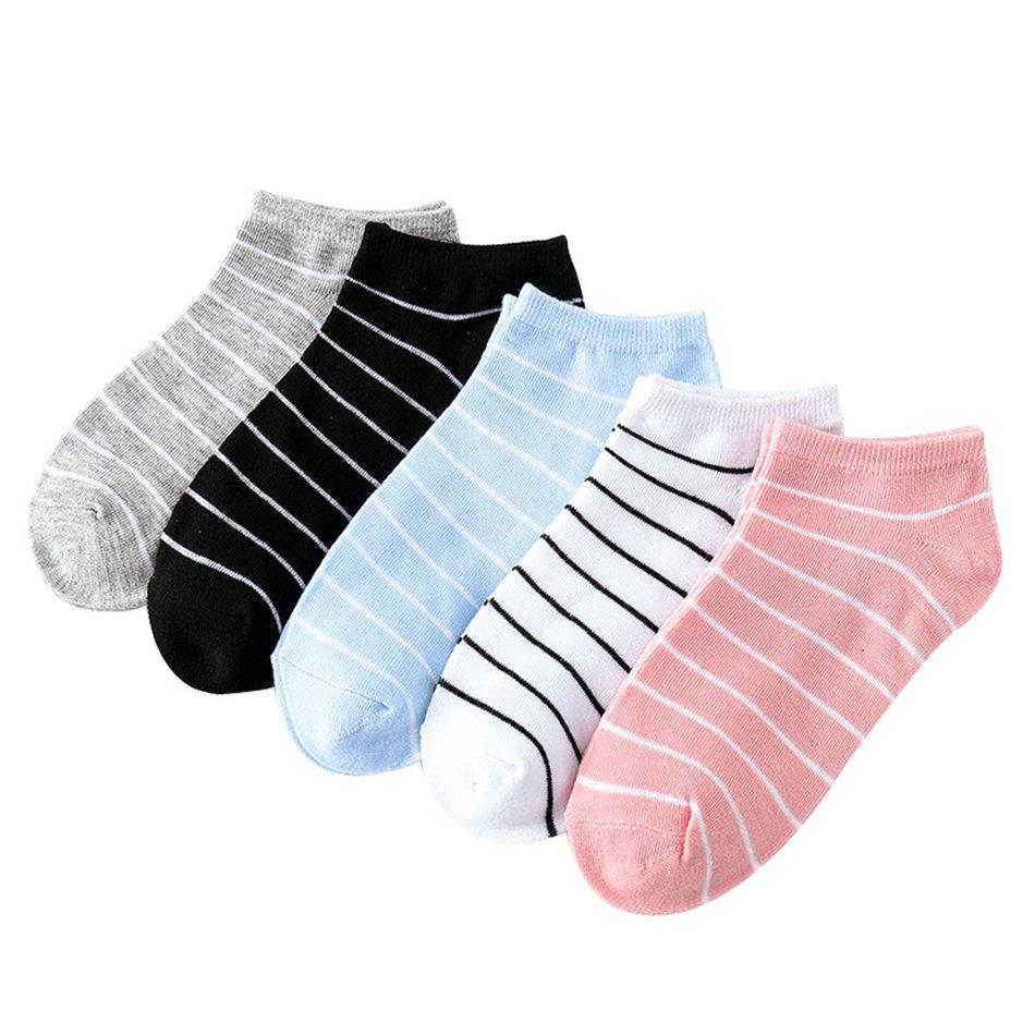  COD  Kaos  Kaki  Pendek  Casual Motif  Garis Invisible untuk 