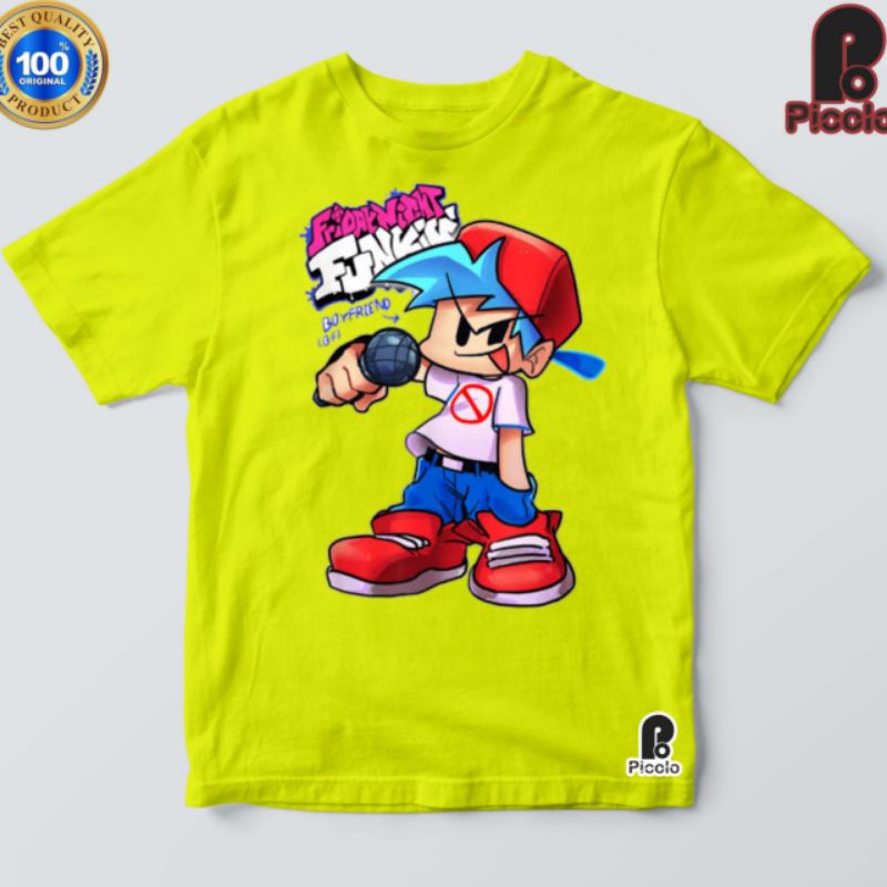 BAJU KAOS ANAK GAMES FNF  BAHAN PREMIUM DISTRO