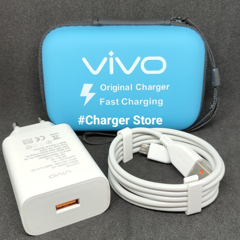 Charger Vivo ORIGINAL Fast Charging Micro USB Y91C V5 V5S V7 V9 V7 Plus Support Semua hp