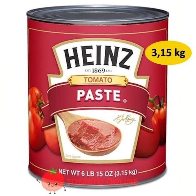 

Tomato Tomat Pasta Paste Heinz 3.15 / 3,15 kg / 3.15kg / 3,15kg ---Termurah---