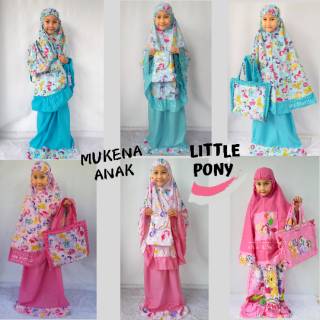 Mukena Anak  Karakter Little  Pony  Shopee Indonesia