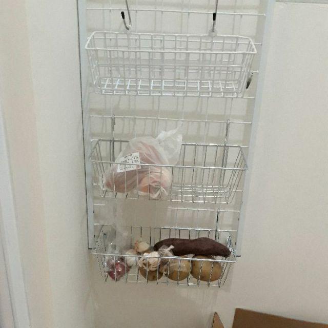 Wiremesh 40 X 100 Cm + H5 Wall Putih Kawat Ram Dinding Wire Grid