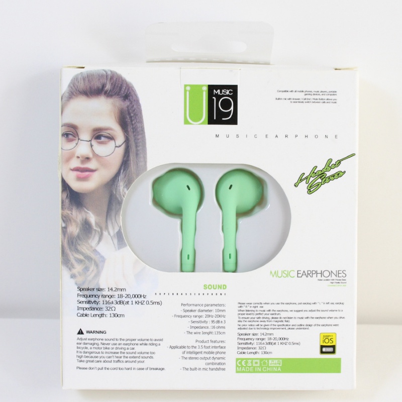 XOBOX - HEADSET MACARON MATTE  U19 KOTAK  Hifi Stereo Extra Bass