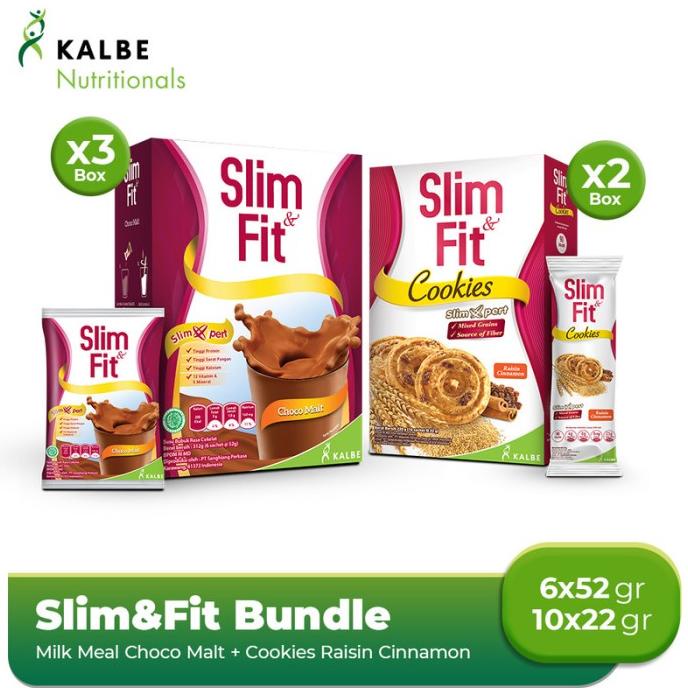 

Paket 9 Hari Slim & Fit Meal Choco Malt + Cookies Cinnamon