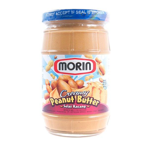 

MORIN Creamy Peanut Butter Spread 300gr - Selai Krim Kacang