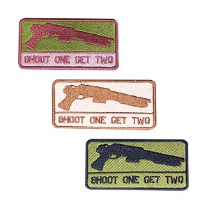 

MOLAY Shoot One Get Two Patch