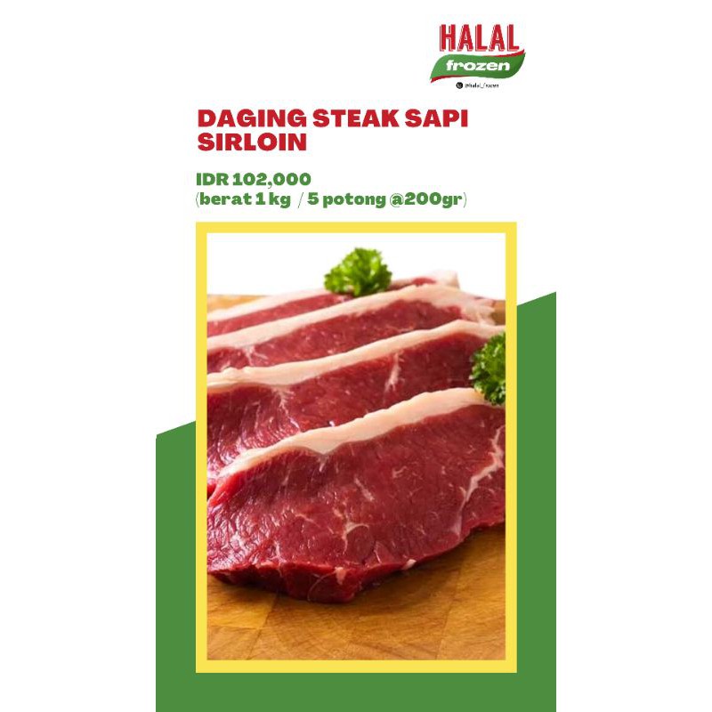 

Sirloin Steak 1 Kg