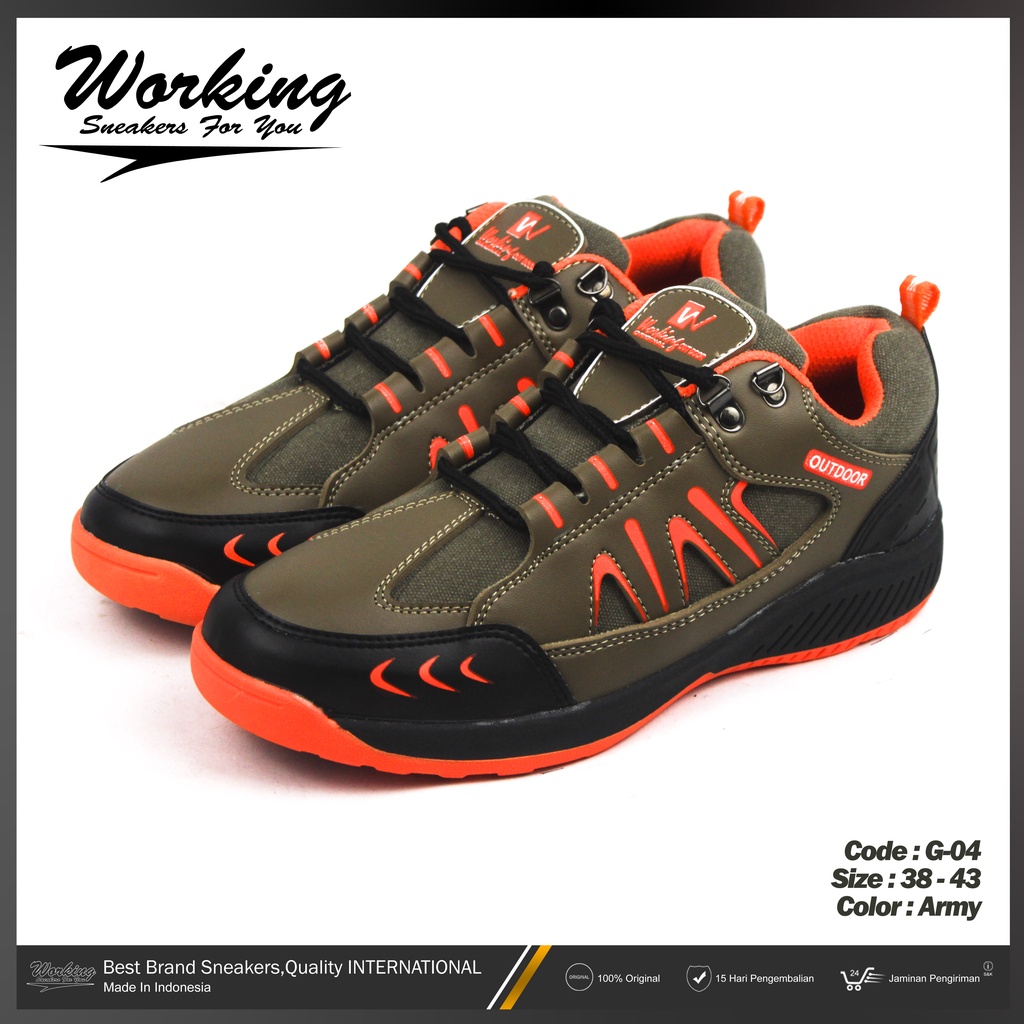 Working Sneakers For You Sepatu Hiking Pria G-04