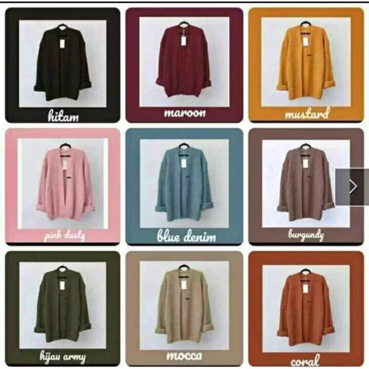 BRESHKA CARDIGAN RAJUT / KARDIGAN WANITA / KARDIGAN PANJANG / KARDIGAN MUSLIMAH / KARDIGAN RAJUT