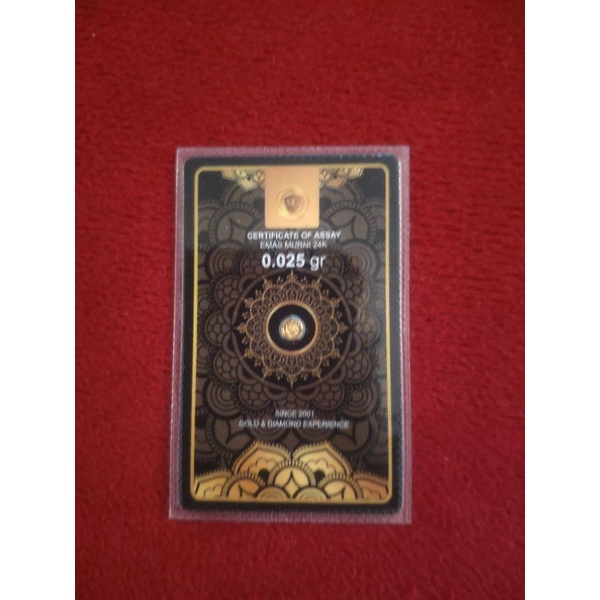 Mini Gold 0.025gr
