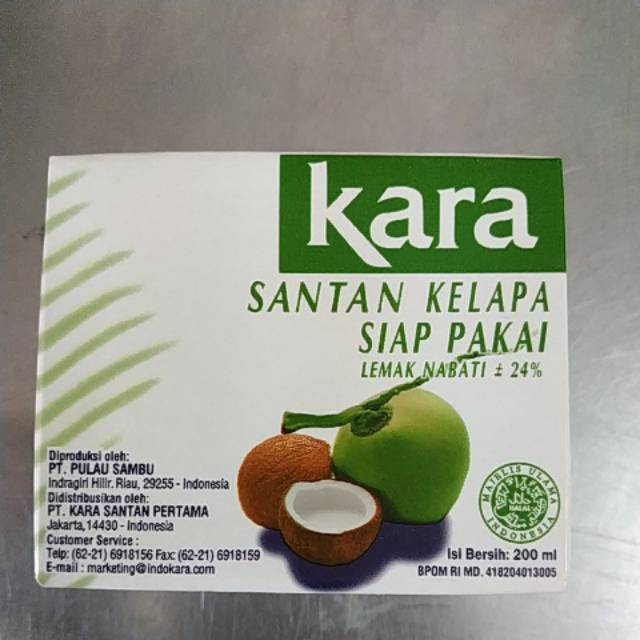 

Kara santan kelapa 200 ml