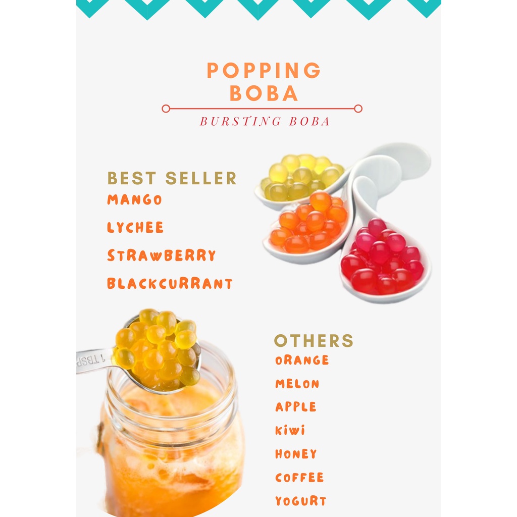 

Popping Boba Aneka Rasa - Jelly Mutiara - Toping Minuman