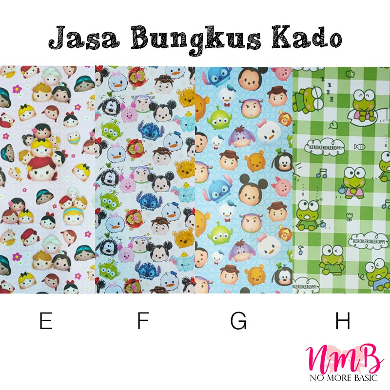 Jasa Bungkus Kado / Gift Wrap untuk Produk NMB STORE