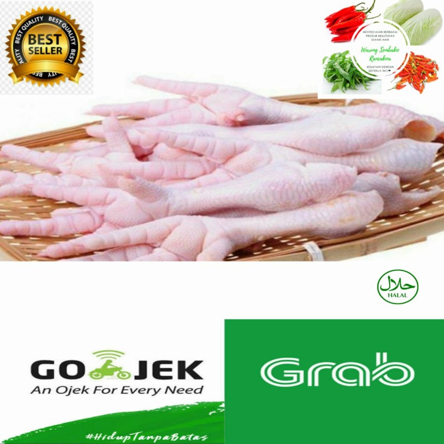 

Ceker Ayam Negri Potong Segar Fresh Murah 500 Gram - 1/4 kg