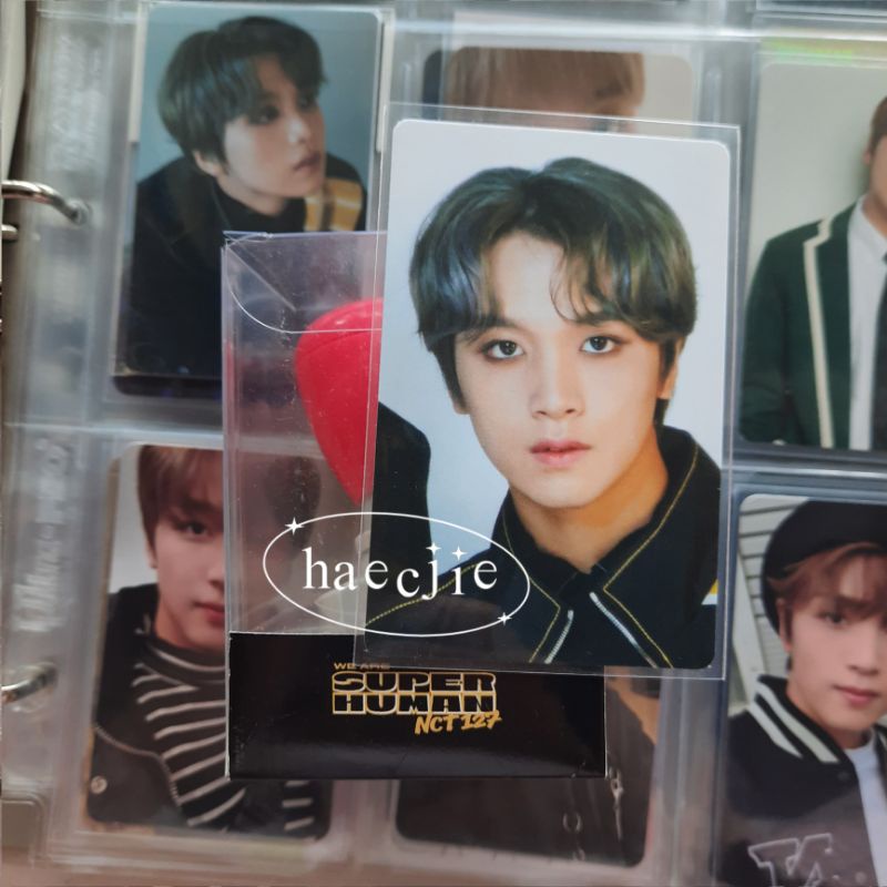 [FULLSET] Official Photocard NCT 127 Haechan Stamp Superhuman Merchandise MD Suhum pc