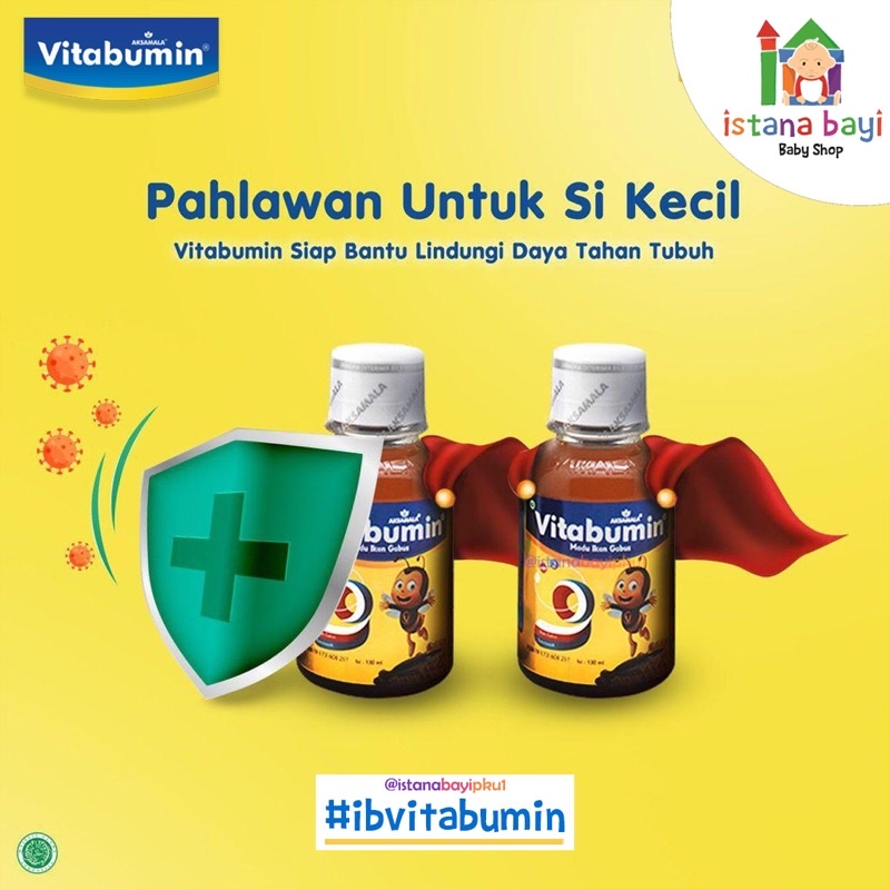 Vitabumin Madu Ikan Gabus Madu Albumin Anak 60 ml - Penambah nafsu makan anak