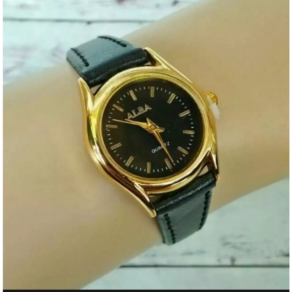 JAM TANGAN WANITA ALBA KULIT JAPAN