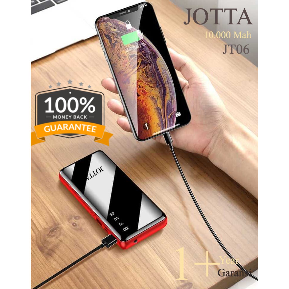 TERMURAH HARGA LEBARAN Powerbank JOTTA JT11 Kapasitas 15.000 Mah Original garansi resmi 1Tahun Plus.