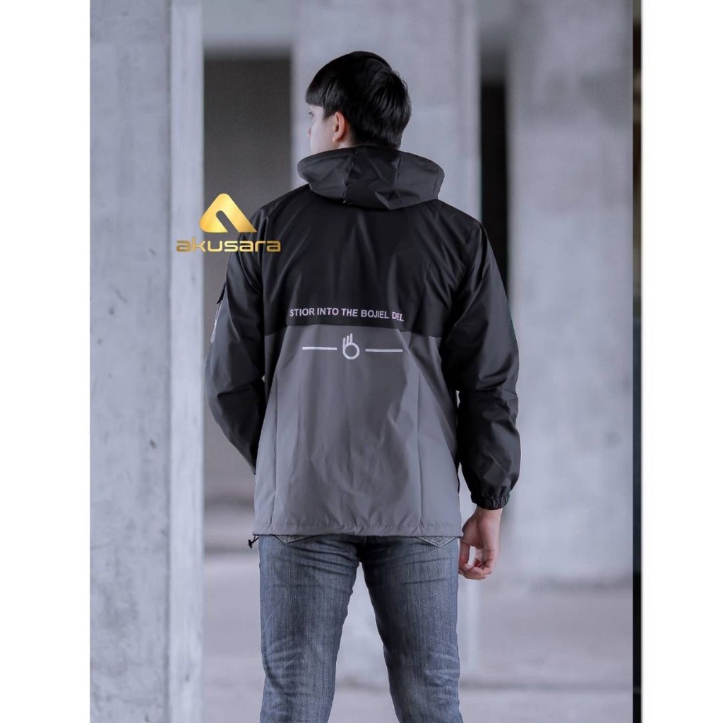 JAKET OUTDOOR THE BOJIEL - JAKET PARASUT PRIA WANITA WATERPROOF