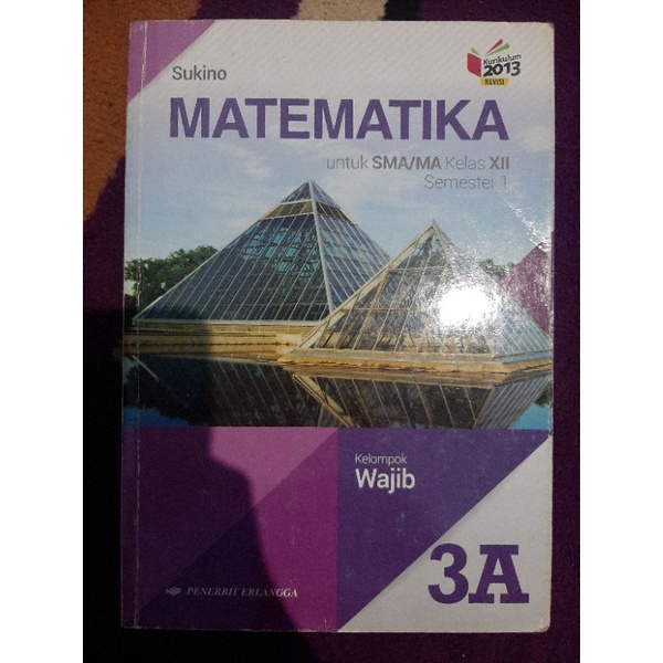 

MATEMATIKA WAJIB KELAS 12 ERLANGGA