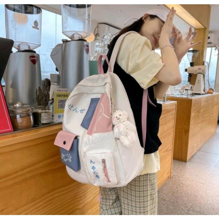 [ COD ] Tas Sekolah Anak-Anak Remaja Kekiniaan / Tas Sekolah Terbaru / Tas Populer 2022 Ransel Perem