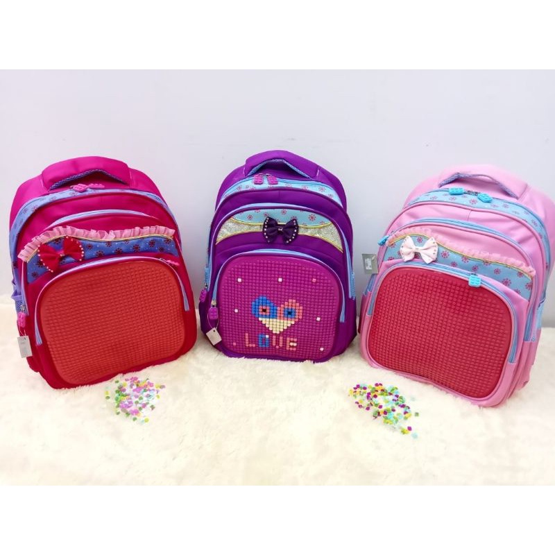 Tas SD Lego / Tas Ransel Anak SD cewek / Ransel Sekolah